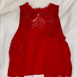 NWT FREE PEOPLE Open-back Lace Top